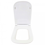 Galassia MEG11 Pro Slimline Soft Close Toilet Seat White Gloss 5478