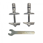 Ideal Standard Playa Soft Close Toilet Seat Hinge Set Chrome J4666BJ