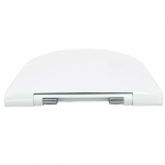 Jika Lyra Plus Standard Close Quick Release Toilet Seat & Cover White H8903840000631