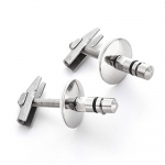Ideal Standard Playa Soft Close Toilet Seat Hinge Set Chrome J4666BJ