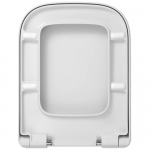 Choice Narrow Square S2 Soft Close Quick Release Toilet Seat & Cover White CH.506357