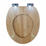 Roper Rhodes Traditional Soft Closing Oak Toilet Seat and Cover Top Fixing 8081NOSC-SF