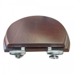 BC Sanitan Soft Close Solid Wood Toilet Seat & Cover Dark Oak  CHOICE-VCSEACHMOK
