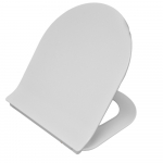 Bauhaus Kai X Soft Close Thin Toilet Seat & Cover White KL6205W