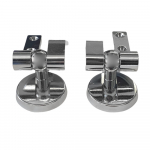 Bemis AL Tuck-Under CP Replacement Toilet Seat Hinge Set - HG1016997-Chrome