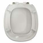 Cersanit Facile Soft Close Quick Release Toilet Seat & Cover White K98-0067