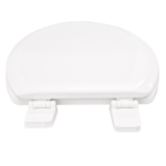 Hudson Reed Chancery Moulded Wood Standard Close Toilet Seat & Cover White NTS303