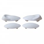 Laufen Gallery Toilet Seat & Cover Buffer Set White H8951780000001 - 8.9517.8