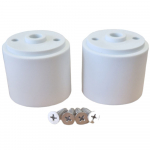 Armitage Shanks Dania Raised Toilet Seat Buffer Set White SV57601