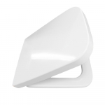 Pressalit Plan Standard Close Bottom Fixing Antibacterial Toilet Seat & Cover White 824000-DB6999