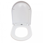 Pura Arco Compact Soft Close Toilet Seat With Cover Quick Release White SS1088SC