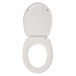 Celmac Melody Standard Close Toilet Seat & Cover With Plastic Hinge White 20120349