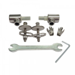 Ideal Standard Washpoint Soft Close Toilet Seat Hinge Set (Pre Jan 2011) Chrome R6436AA