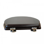 Doulton Bathrooms Florette Standard Close Toilet Seat & Cover Mahogany With Chrome Hinges FL7821MA