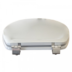 Roca Standard Close Toilet Seat And Cover Manhattan Grey 8-0191069