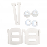 Shires Unison Economy Standard Close Toilet Seat & Cover White U045001