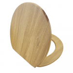 Frontline Edwardian Wood Soft Close Quick Release Toilet Seat & Cover Natural Oak 3000/275