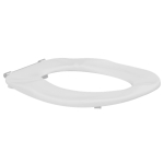 Pressalit Ergosit Standard Close Bottom Fixing Toilet Seat Without Cover White R29000-D92999