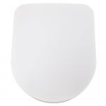 FixRite D-Line Middle Fit Soft Close Toilet Seat & Cover White FR125500