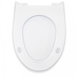 Cielo Pop Original Standard Close Toilet Seat & Cover White CPVPOPT