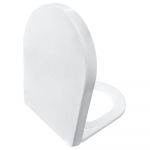 Kartell K-VIT Soft Close Quick Release Wrapover D Toilet Seat And Cover White SEA101D