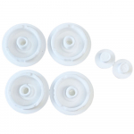 Keramag Renova Nr.1 Comprimo Toilet Seat and Cover Buffer Set White 598125000