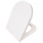 Duravit D-Code Soft Close Quick Release Toilet Seat & Cover White 0028590000