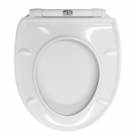 EuroShowers SlimLine Soft Close Toilet Seat & Cover White 89310