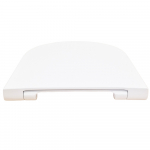 Roca The Gap Round Standard Closing Toilet Seat & Cover White A801D10001