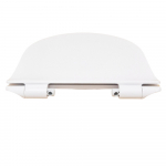 FixRite D-Line Thin Short Fit Soft Close Toilet Seat & Cover White FR128000