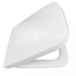 Pressalit Plan Soft Close Lift Off Top & Bottom Fixing Antibacterial Toilet Seat & Cover White 780000-D98999
