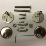 Galassia SA02 Seat Hinges Chrome - CC/11