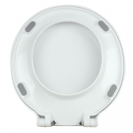 Galassia EL1 / EL2 Standard Close Toilet Seat & Cover White 9820