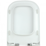 Galassia Meg11/DesignPlus Soft Close WC Toilet Seat & Cover White GAL-5455-WH