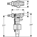 Villeroy & Boch Geberit Impulse 380 Side Filler Valve 242.983.00.1