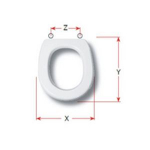 Gravena Croma Replacement Toilet Seat Polyester Resin S485P03