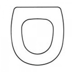 Sottini Toscana (Lacquered Solid Wood) Replacement Toilet Seat - White