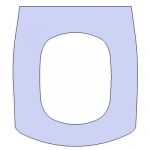 Impulse Monica Standard Close Replacement Toilet Seat & Cover Lacquered Wood CH-IMP-MON