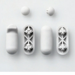 Laufen Il Bagno Alessi DOT Toilet Seat And Cover Buffer Set White H8929130000001 - 8.9291.3