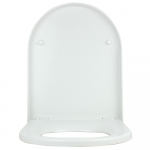 EuroShowers ONE Long D Soft Close Toilet Seat & Cover White 88310