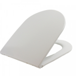 Euroshowers Long D Slimline Soft Close Toilet Seat & Cover White 87610
