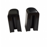 Celmac Bottom Fixing Universal Bakelite Toilet Seat Hinge Set Black KMPP1-BLK