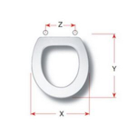 Olympia Aurelia 1 Replacement Toilet Seat Polyester Resin S324P01