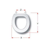 Olympia Aurelia 2 Replacement Toilet Seat Polyester Resin S324P02