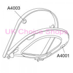 Pressalit 2 866 Toilet Seat Buffer Grey (Single) A4001