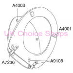 Pressalit 3000 190 Toilet Seat Hinge Clamp Bush (Each) - A7236