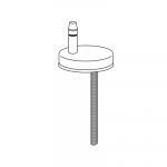 Pressalit 3 684 Universal Flex Top Fix Toilet Seat Hinge Set D77999