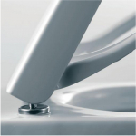 Pressalit 3 Standard Close Top Fixing Toilet Seat & Cover White 708000-D38999