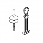 Pressalit 300+ Top Fix Toilet Seat Hinge Set DA6999