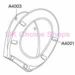 Pressalit 716 Toilet Seat Lid Buffer Grey (Single) - A4003